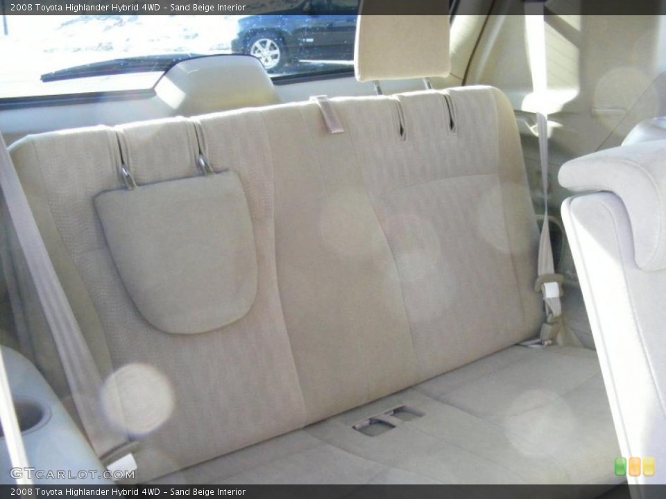 Sand Beige Interior Photo for the 2008 Toyota Highlander Hybrid 4WD #42205023