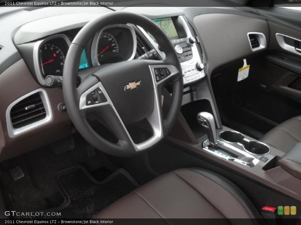 Brownstone/Jet Black Interior Prime Interior for the 2011 Chevrolet Equinox LTZ #42205127