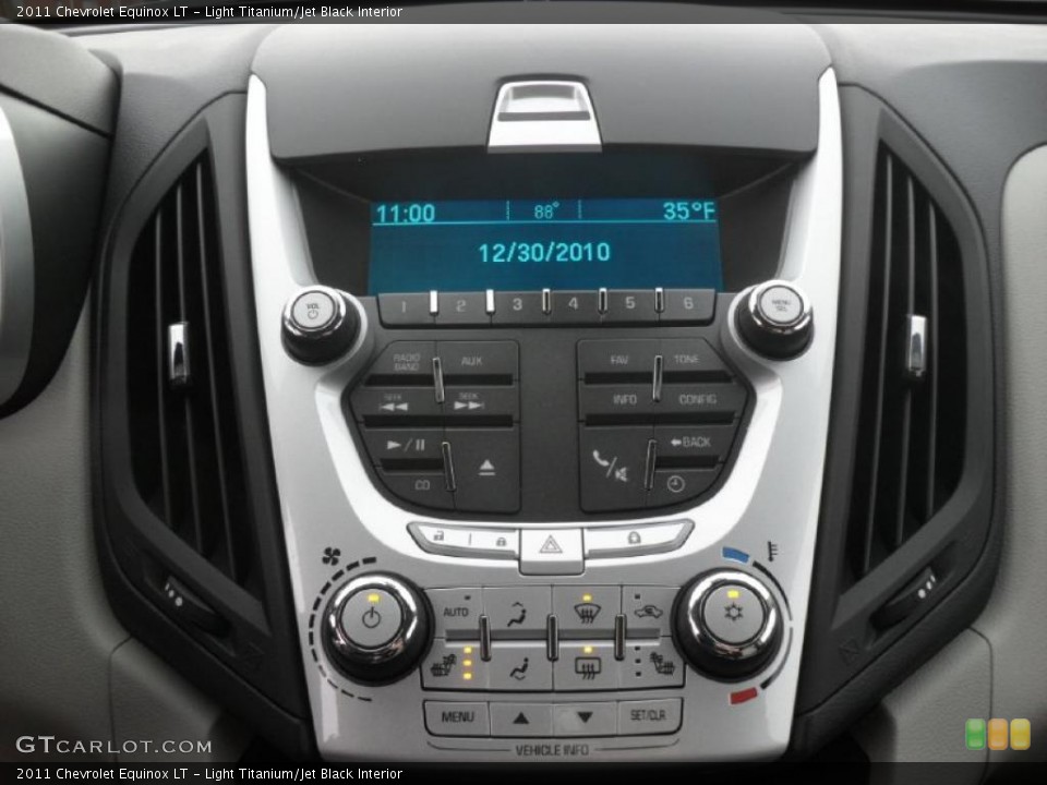 Light Titanium/Jet Black Interior Controls for the 2011 Chevrolet Equinox LT #42205287
