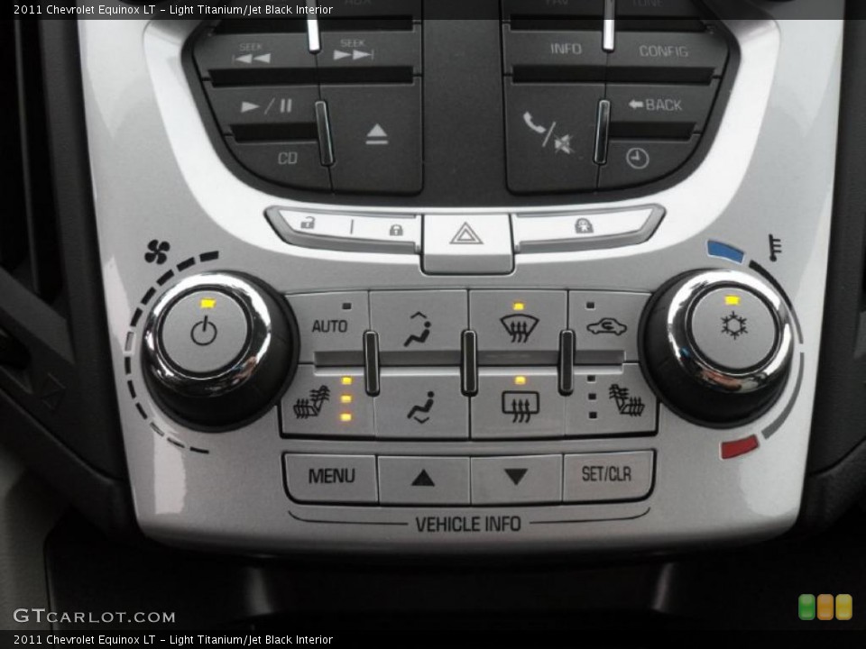 Light Titanium/Jet Black Interior Controls for the 2011 Chevrolet Equinox LT #42205303