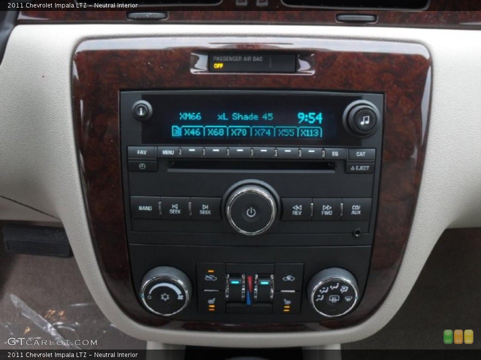 Neutral Interior Controls for the 2011 Chevrolet Impala LTZ #42205663