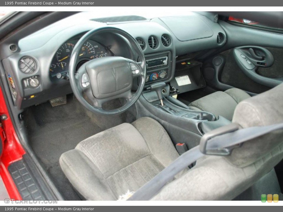 Medium Gray 1995 Pontiac Firebird Interiors