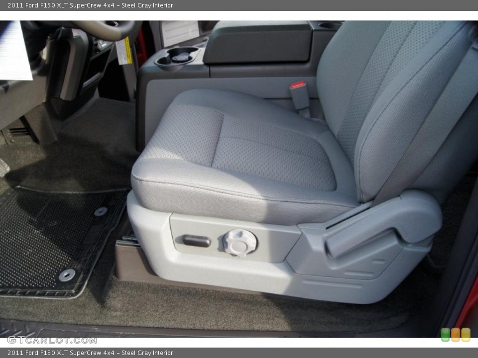 Steel Gray Interior Photo for the 2011 Ford F150 XLT SuperCrew 4x4 #42212539