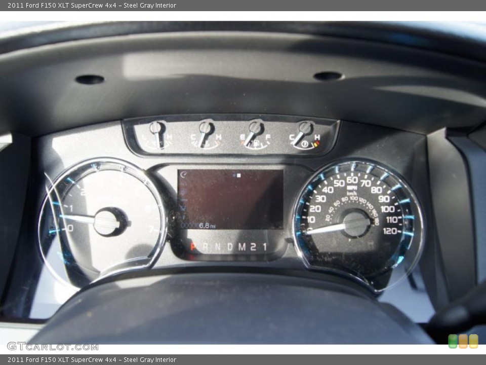 Steel Gray Interior Gauges for the 2011 Ford F150 XLT SuperCrew 4x4 #42212571