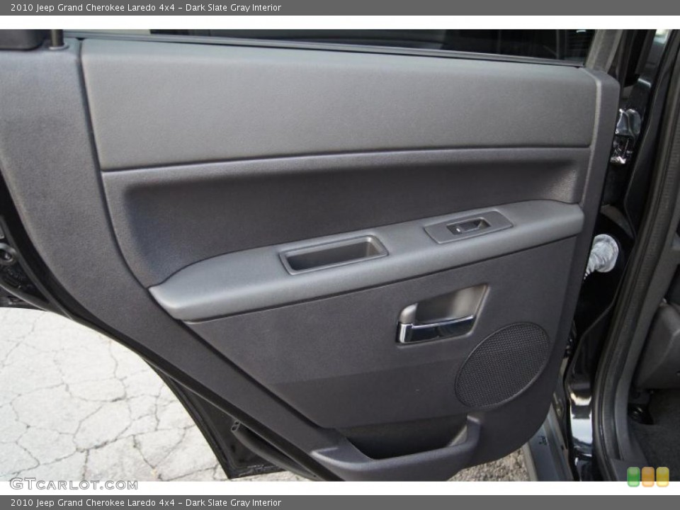 Dark Slate Gray Interior Door Panel for the 2010 Jeep Grand Cherokee Laredo 4x4 #42212995