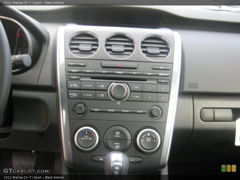 Black Interior Controls for the 2011 Mazda CX-7 i Sport #42213559