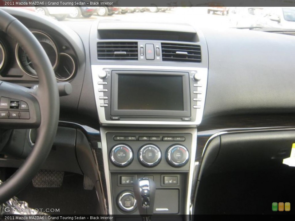 Black Interior Controls for the 2011 Mazda MAZDA6 i Grand Touring Sedan #42215199