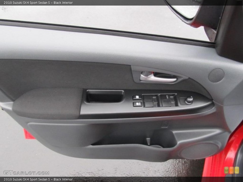Black Interior Door Panel for the 2010 Suzuki SX4 Sport Sedan S #42217236