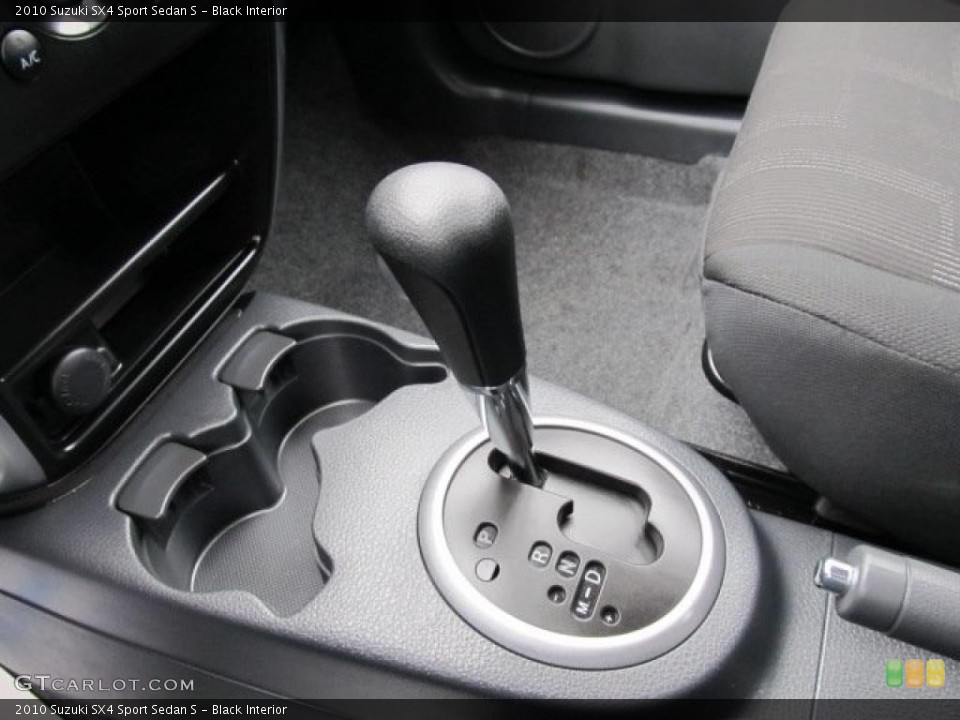 Black Interior Transmission for the 2010 Suzuki SX4 Sport Sedan S #42217280