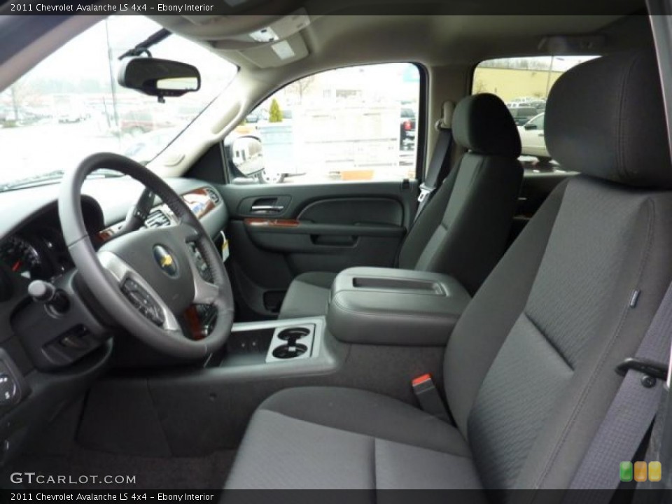 Ebony Interior Photo for the 2011 Chevrolet Avalanche LS 4x4 #42218520