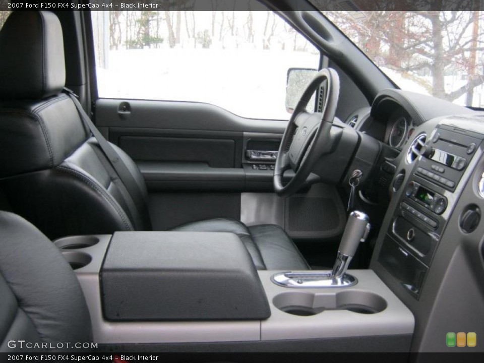 Black Interior Photo for the 2007 Ford F150 FX4 SuperCab 4x4 #42220224