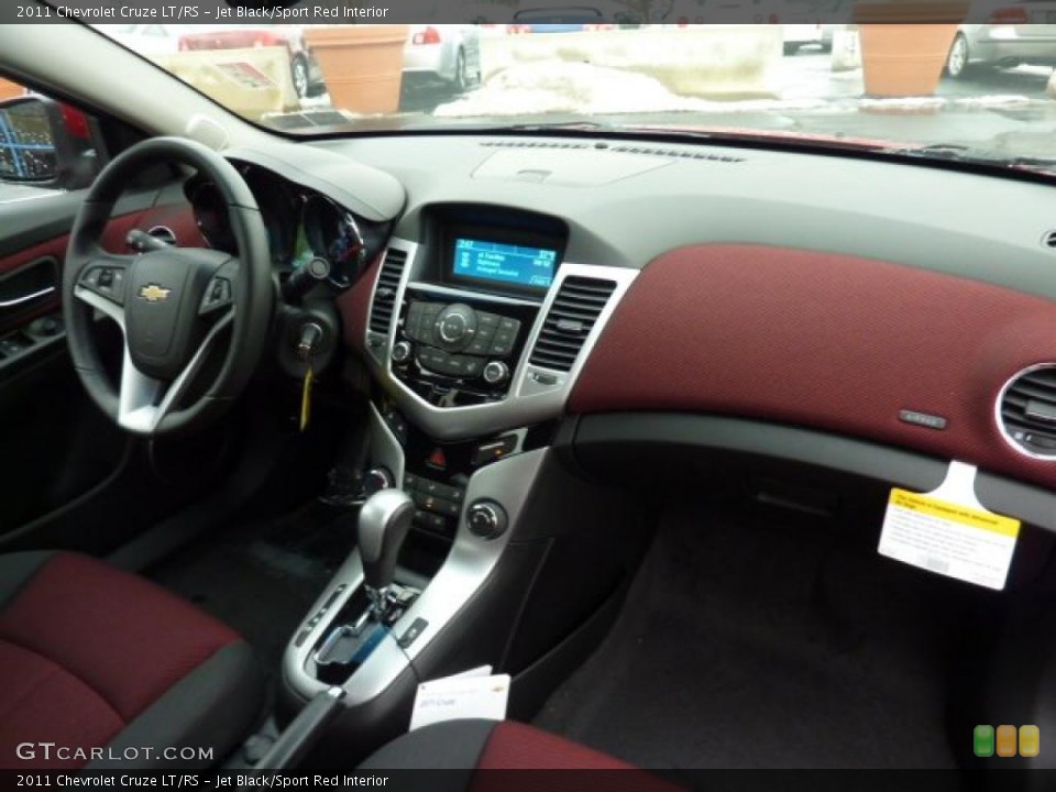 Jet Black/Sport Red Interior Dashboard for the 2011 Chevrolet Cruze LT/RS #42220412