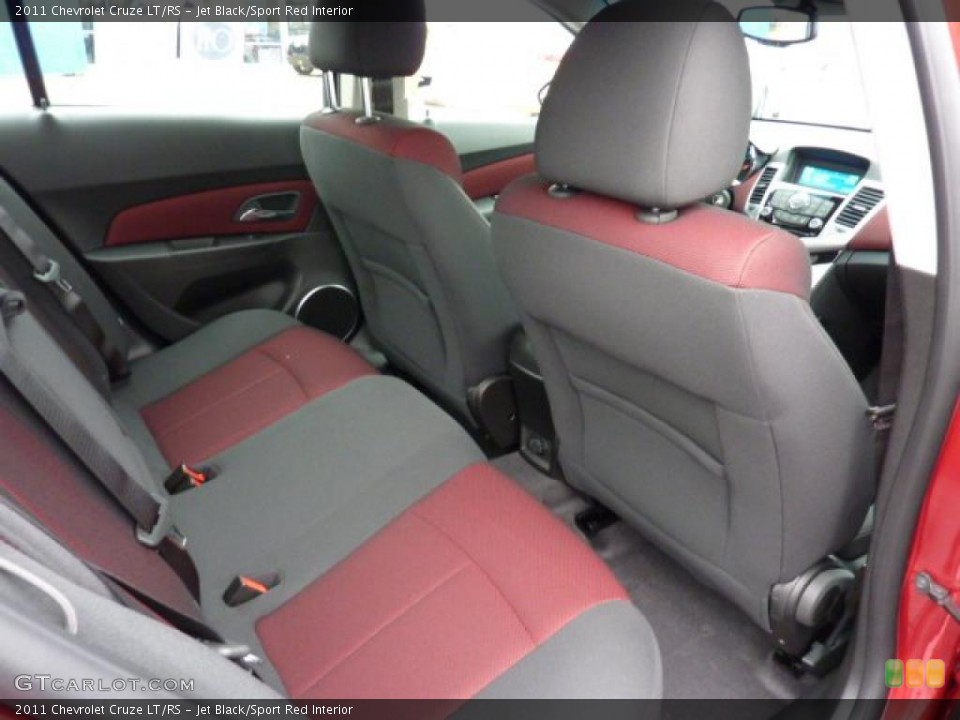 Jet Black/Sport Red Interior Photo for the 2011 Chevrolet Cruze LT/RS #42220428