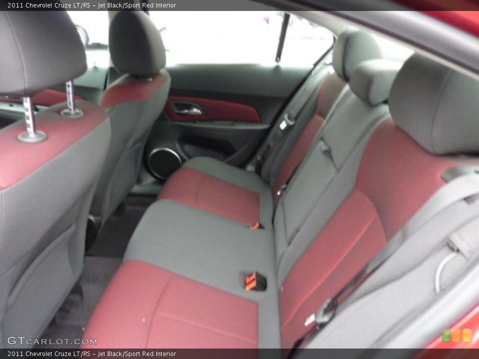 Jet Black/Sport Red Interior Photo for the 2011 Chevrolet Cruze LT/RS #42220524