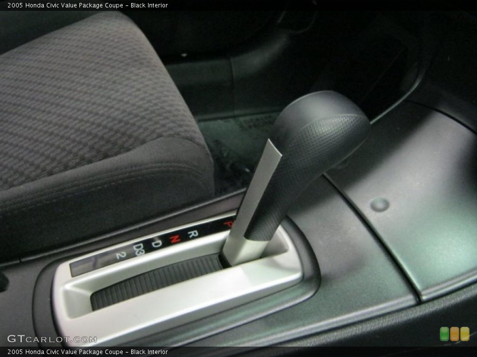 Black Interior Transmission for the 2005 Honda Civic Value Package Coupe #42221304