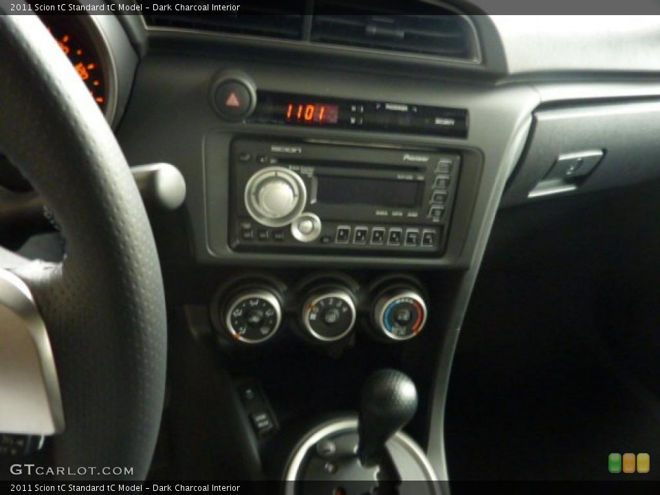 Dark Charcoal Interior Controls for the 2011 Scion tC  #42221620