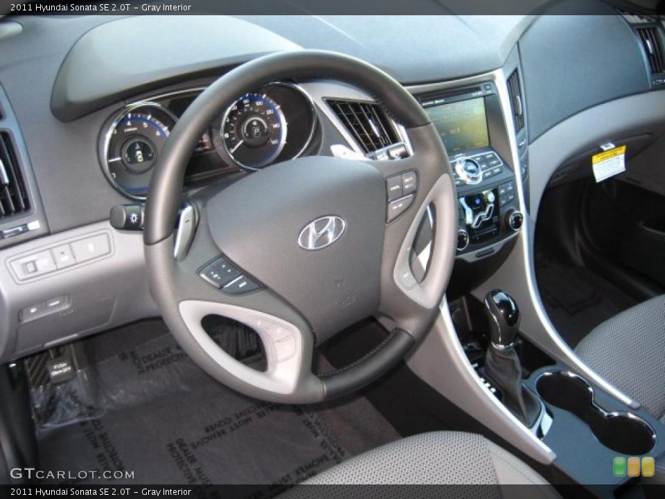 Gray Interior Dashboard for the 2011 Hyundai Sonata SE 2.0T #42223156