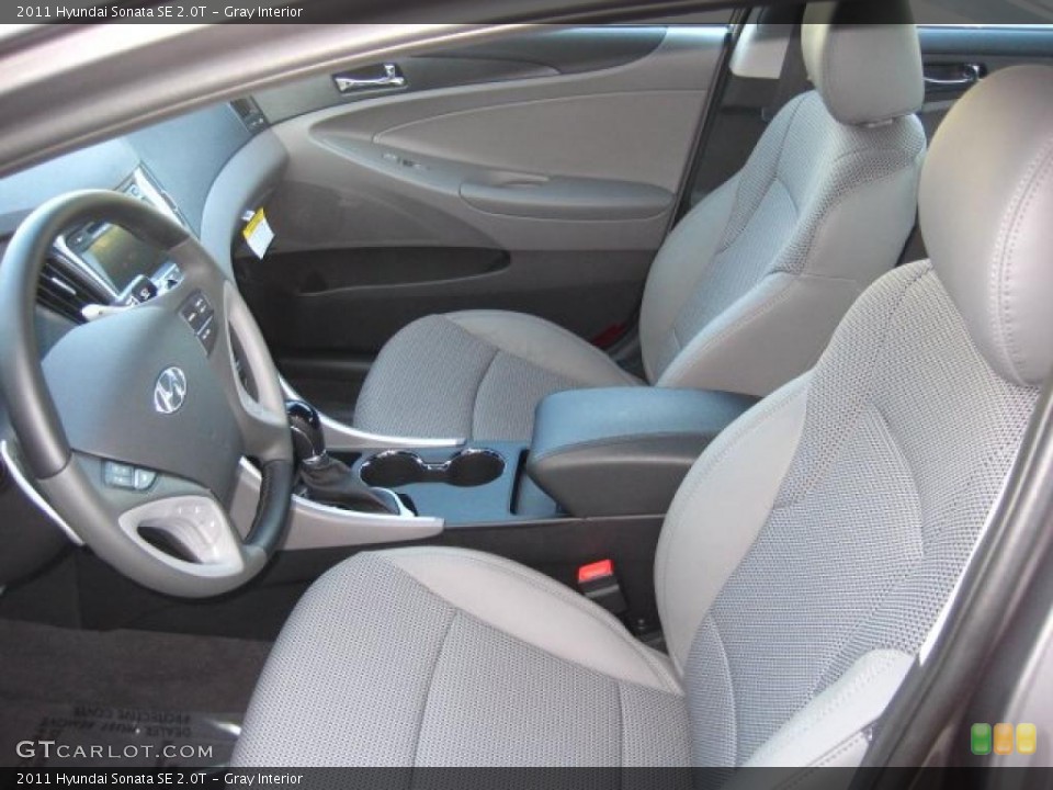 Gray Interior Photo for the 2011 Hyundai Sonata SE 2.0T #42223172