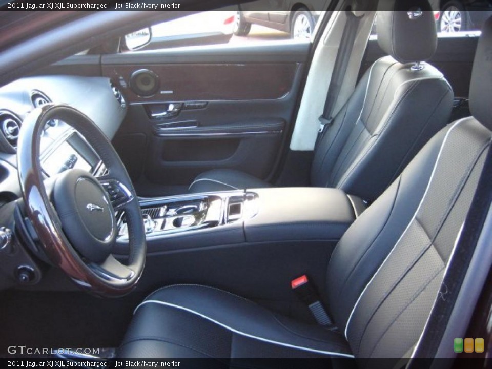 Jet Black/Ivory Interior Photo for the 2011 Jaguar XJ XJL Supercharged #42223256