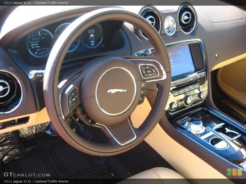 Cashew/Truffle Interior Steering Wheel for the 2011 Jaguar XJ XJ #42223320