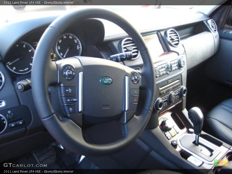 Ebony/Ebony Interior Dashboard for the 2011 Land Rover LR4 HSE #42223656