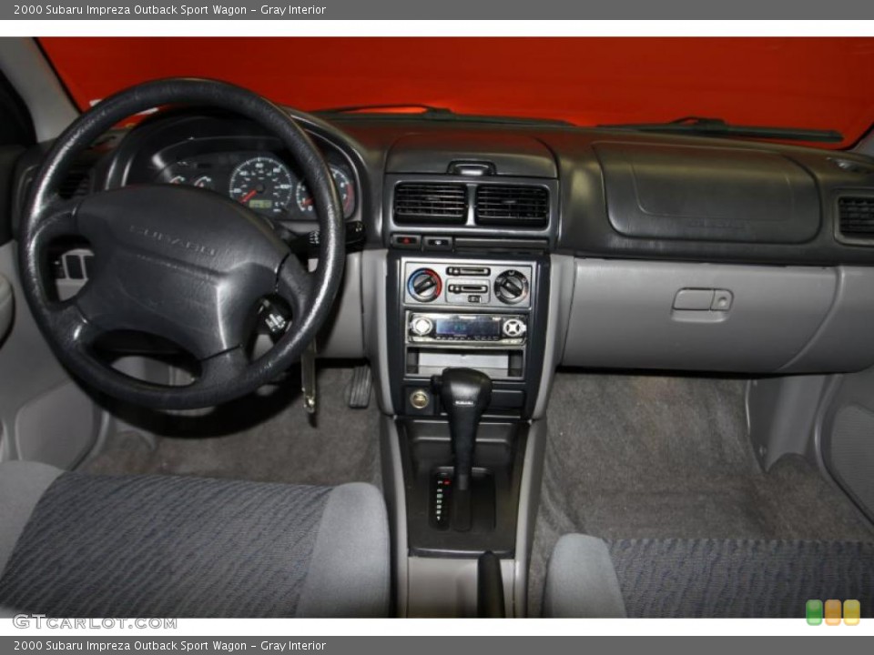 Gray Interior Dashboard for the 2000 Subaru Impreza Outback Sport Wagon #42224124