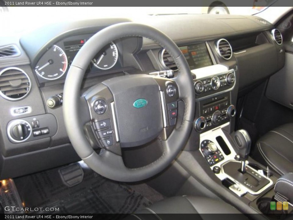 Ebony/Ebony Interior Dashboard for the 2011 Land Rover LR4 HSE #42224148