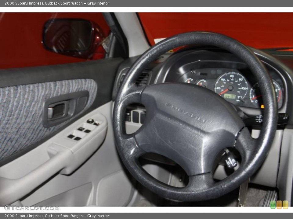 Gray Interior Steering Wheel for the 2000 Subaru Impreza Outback Sport Wagon #42224184