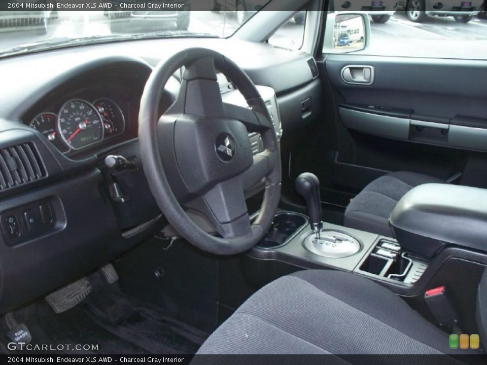 Charcoal Gray Interior Prime Interior for the 2004 Mitsubishi Endeavor XLS AWD #42225936