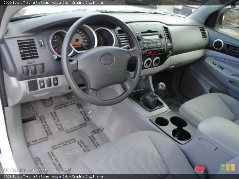 Graphite Gray Interior Prime Interior for the 2009 Toyota Tacoma PreRunner Access Cab #42232012