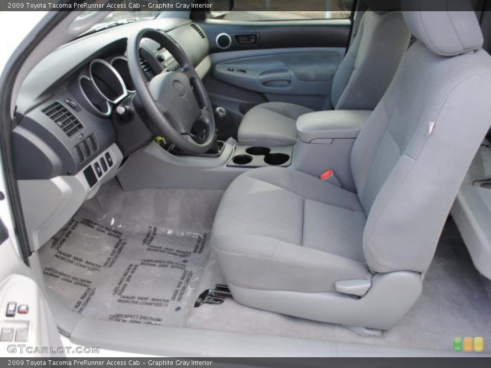 Graphite Gray Interior Photo for the 2009 Toyota Tacoma PreRunner Access Cab #42232020