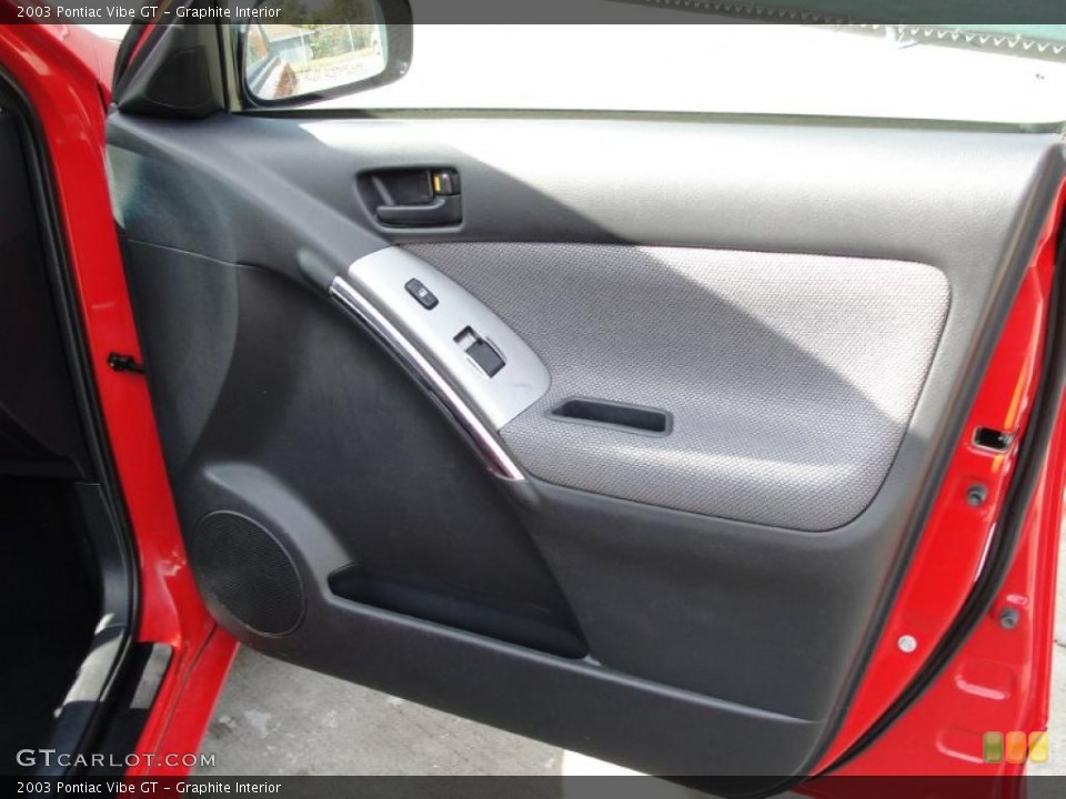 Graphite Interior Door Panel for the 2003 Pontiac Vibe GT #42234744