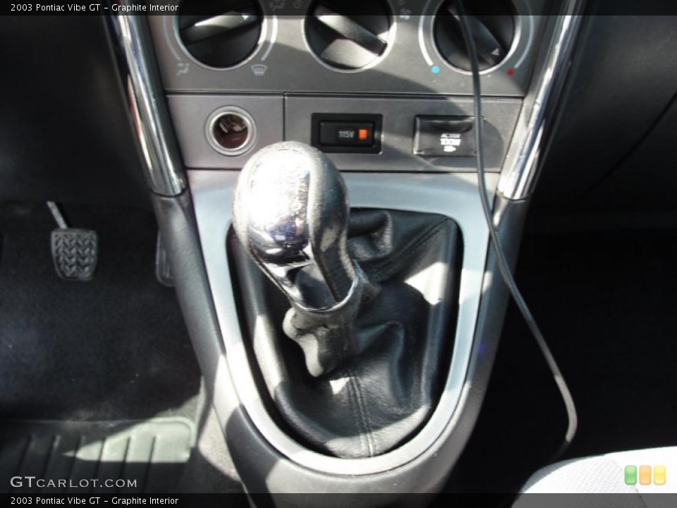 Graphite Interior Transmission for the 2003 Pontiac Vibe GT #42234936