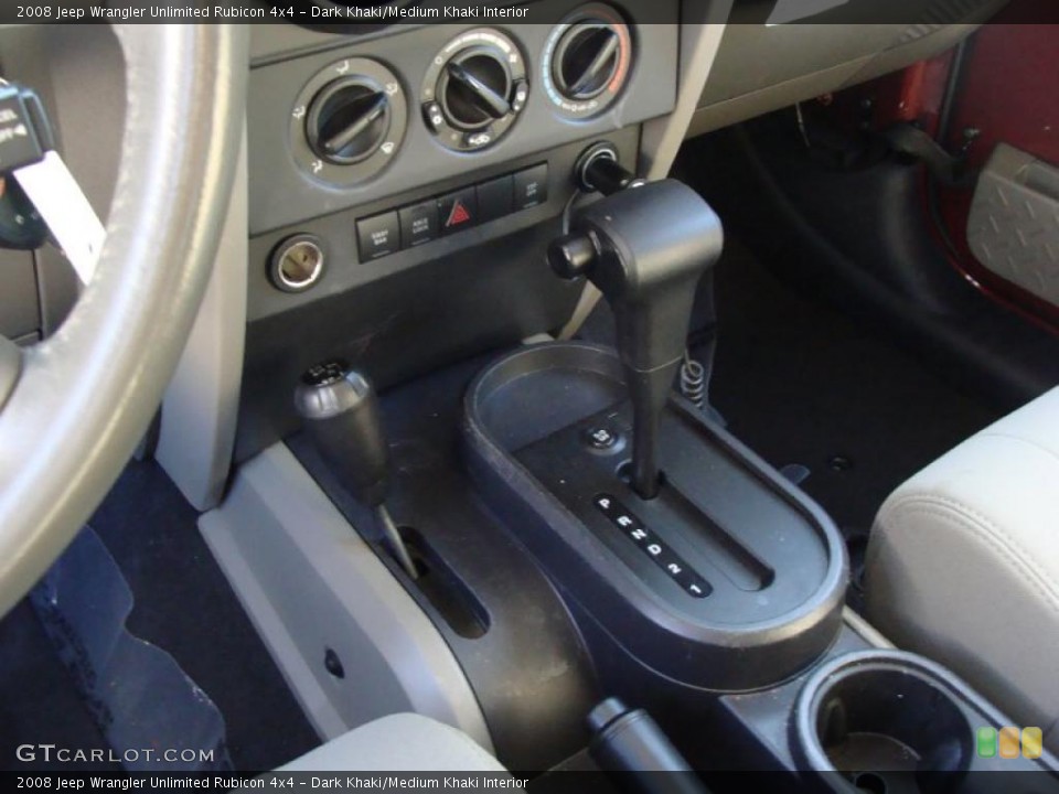 Dark Khaki/Medium Khaki Interior Transmission for the 2008 Jeep Wrangler Unlimited Rubicon 4x4 #42236024