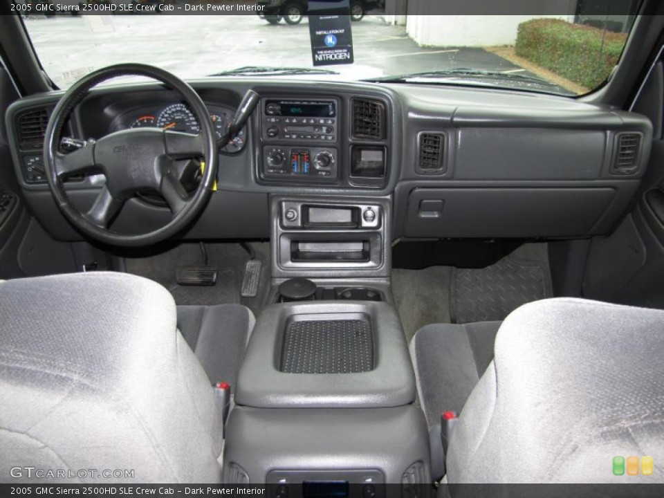 Dark Pewter Interior Prime Interior for the 2005 GMC Sierra 2500HD SLE Crew Cab #42237544