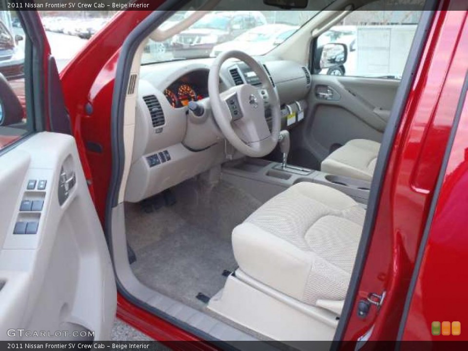 Beige Interior Photo for the 2011 Nissan Frontier SV Crew Cab #42244625