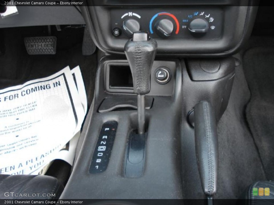 Ebony Interior Transmission for the 2001 Chevrolet Camaro Coupe #42245182