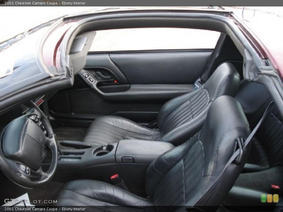 Ebony Interior Photo for the 2001 Chevrolet Camaro Coupe #42245286