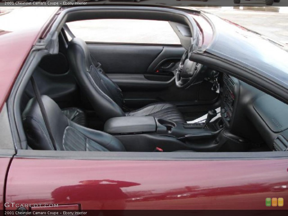 Ebony Interior Photo for the 2001 Chevrolet Camaro Coupe #42245306
