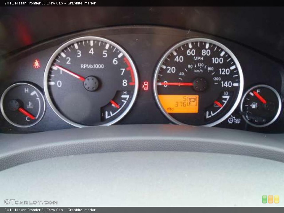 Graphite Interior Gauges for the 2011 Nissan Frontier SL Crew Cab #42245834