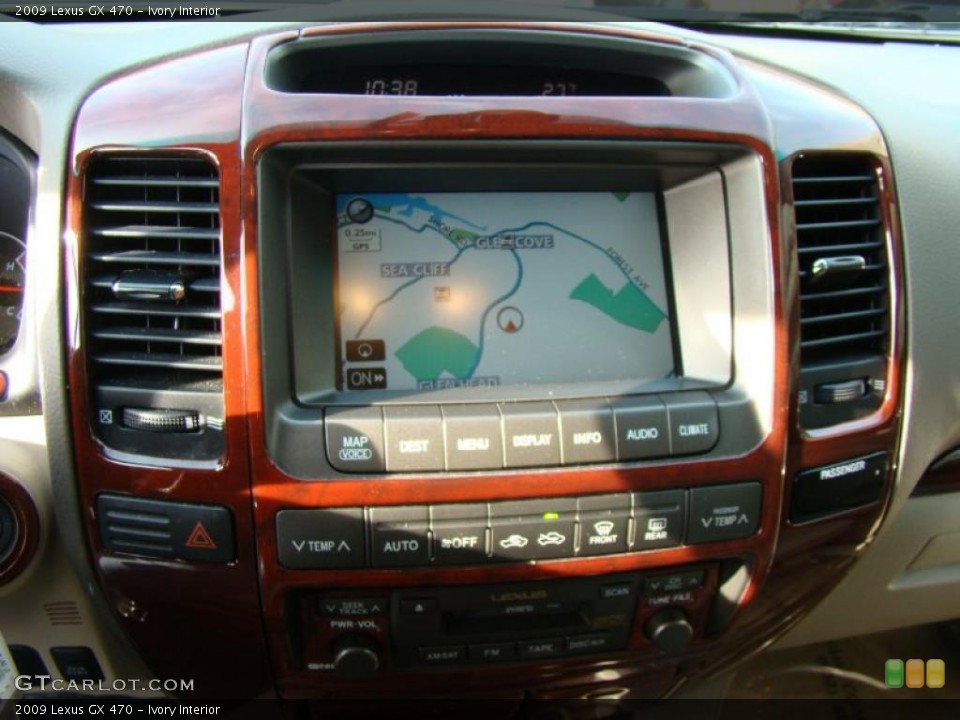 Ivory Interior Navigation for the 2009 Lexus GX 470 #42246214