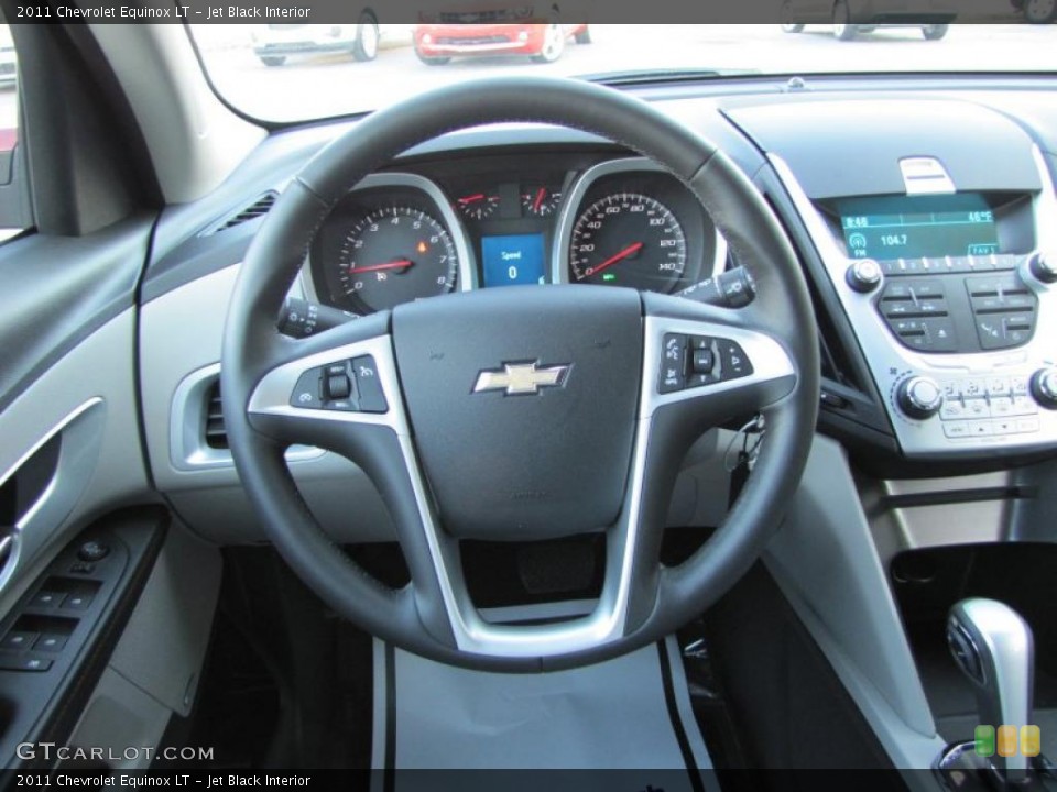 Jet Black Interior Steering Wheel for the 2011 Chevrolet Equinox LT #42247122
