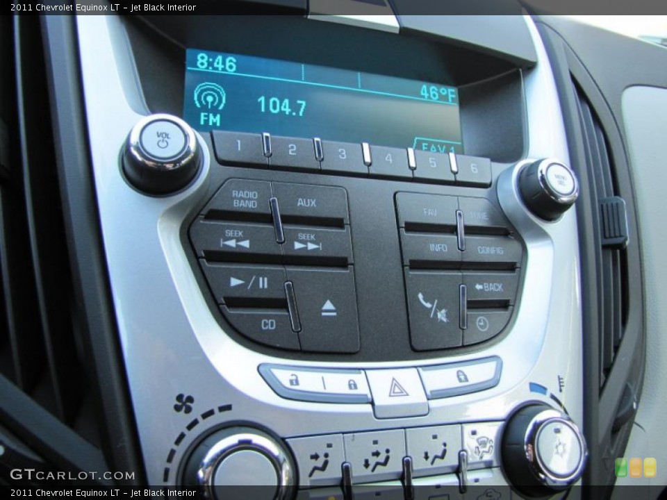 Jet Black Interior Controls for the 2011 Chevrolet Equinox LT #42247154