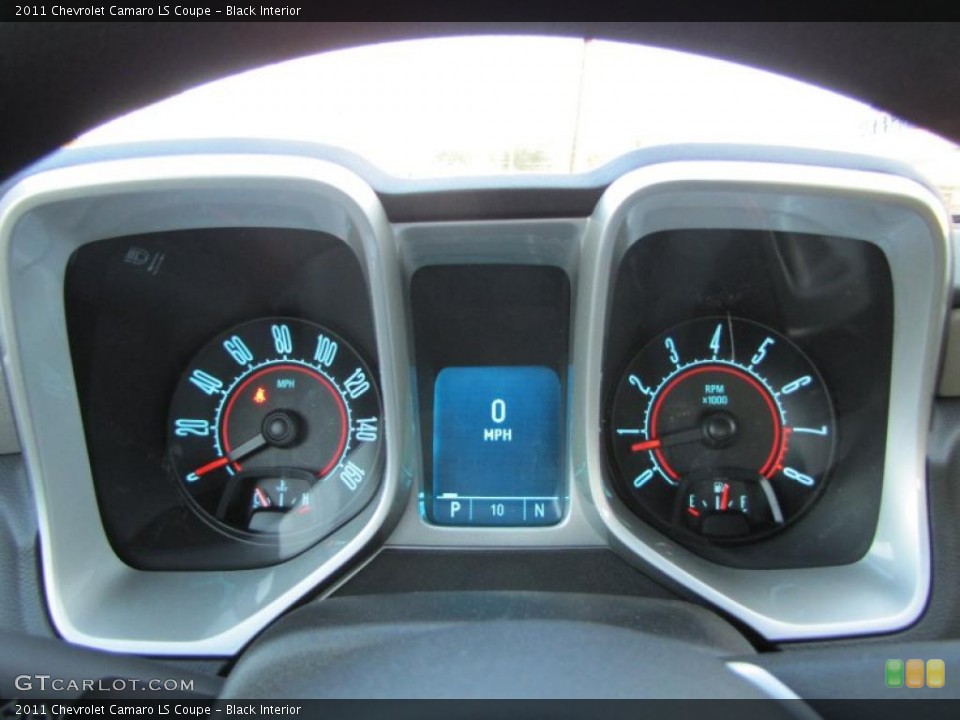Black Interior Gauges for the 2011 Chevrolet Camaro LS Coupe #42247690