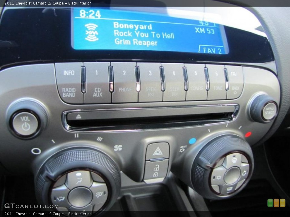 Black Interior Controls for the 2011 Chevrolet Camaro LS Coupe #42247706