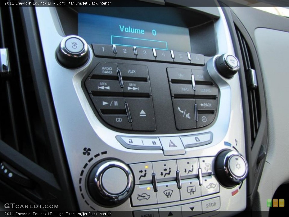 Light Titanium/Jet Black Interior Controls for the 2011 Chevrolet Equinox LT #42248258