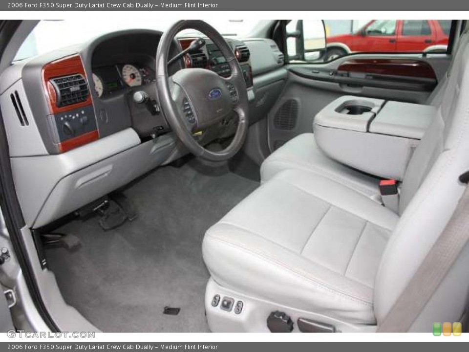 Medium Flint Interior Prime Interior for the 2006 Ford F350 Super Duty Lariat Crew Cab Dually #42248342