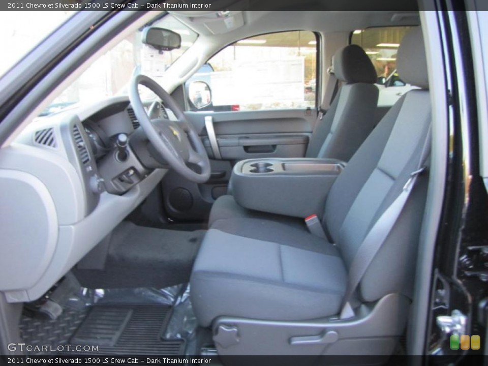 Dark Titanium Interior Photo for the 2011 Chevrolet Silverado 1500 LS Crew Cab #42248458