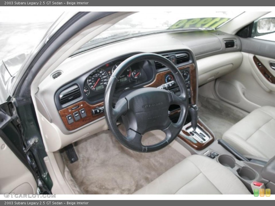Beige Interior Photo for the 2003 Subaru Legacy 2.5 GT Sedan #42248958