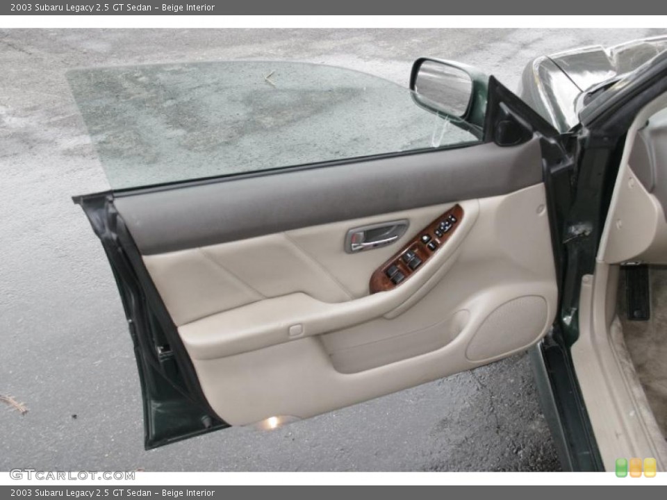 Beige Interior Door Panel for the 2003 Subaru Legacy 2.5 GT Sedan #42248978